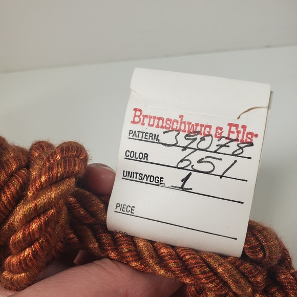 Brunschwig & Fils Rust Orange Tiebacks Tassels Curtain Drape Holders 1 pc - Picture 2 of 6